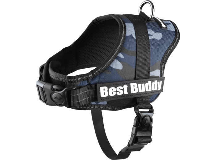 Harnais Best Buddy Pluto Bleu Camouflage XS 40-55CM*25MM