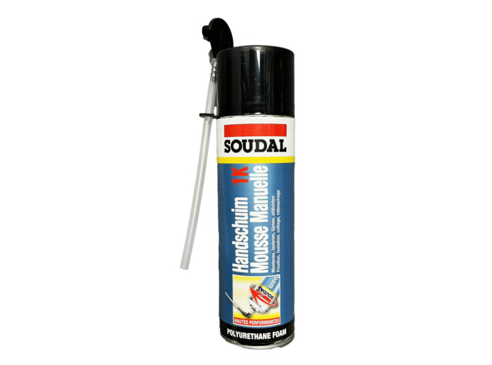 Soudal - Mousse polyuréthane manuelle 500mL