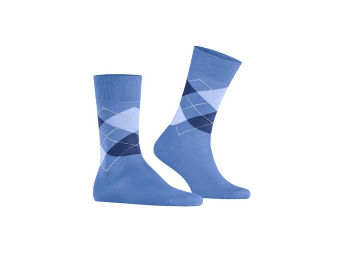 Chaussettes Manchester Burlington bleues