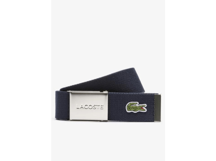 Ceinture tissée Lacoste marine