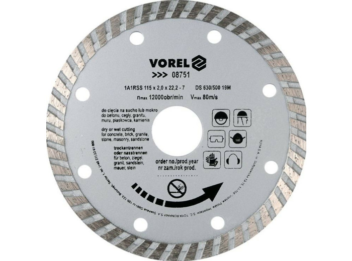 Disque diamant 115 mm - 08751