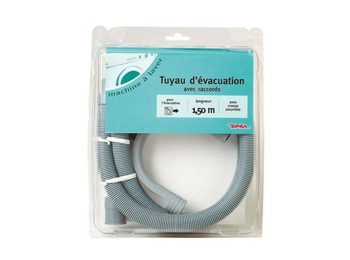 Tuyau d'évacuation machine à laver 1,50m DIPRA