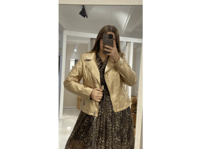 Veste perfecto Doré Lucie