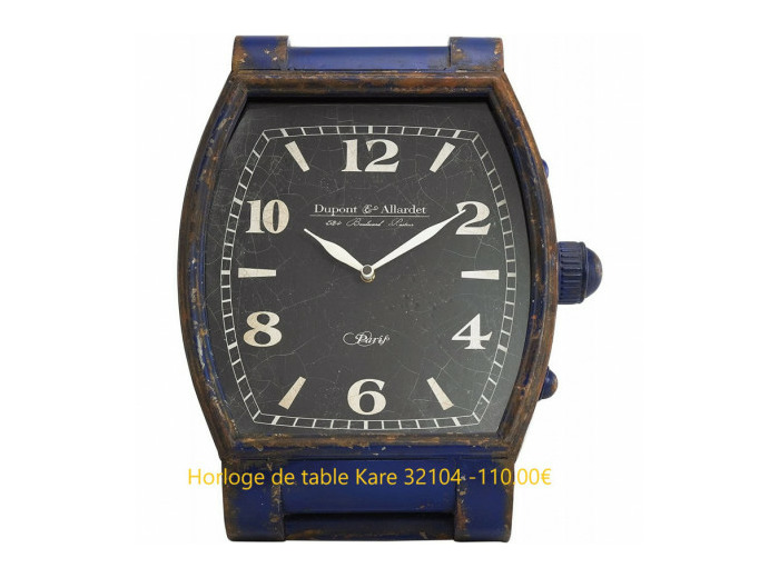 Horloge de table montre Kare