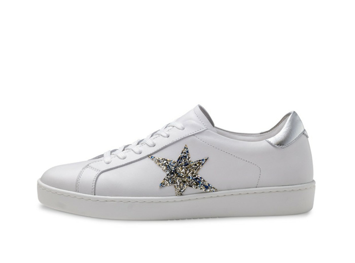 Heaven - Baskets de danse pour femme blanches avec motif étoile - Werner Kern