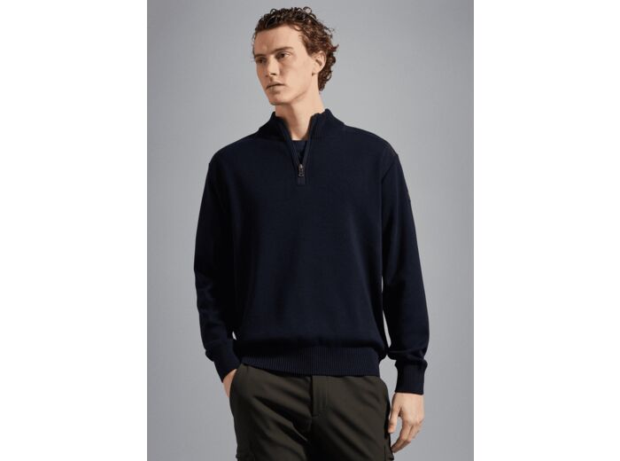 Pull demi-zip Paul & Shark marine