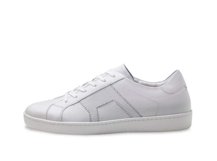 Marsala - Chaussures de danse type sneaker blanches pour hommes - Werner Kern