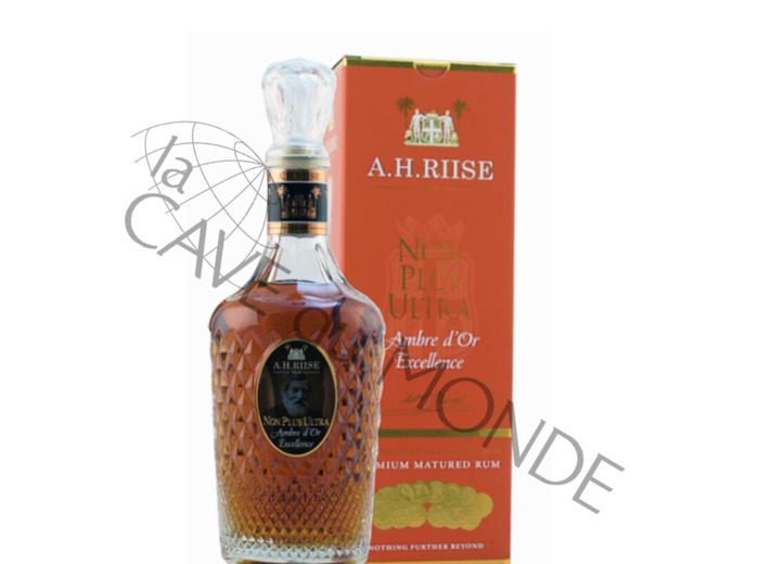 Rhum AH RIISE  Non Plus Ultra Ambre d'Or Excellence 42% 70cl