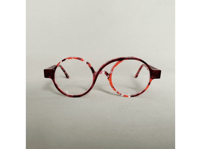 Lunettes de Vue Pierre Eyewear Modèle Zébulon Coloris Red Flowers