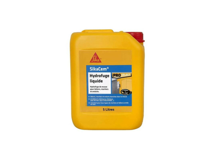 SikaCem - Hydrofuge liquide 5L