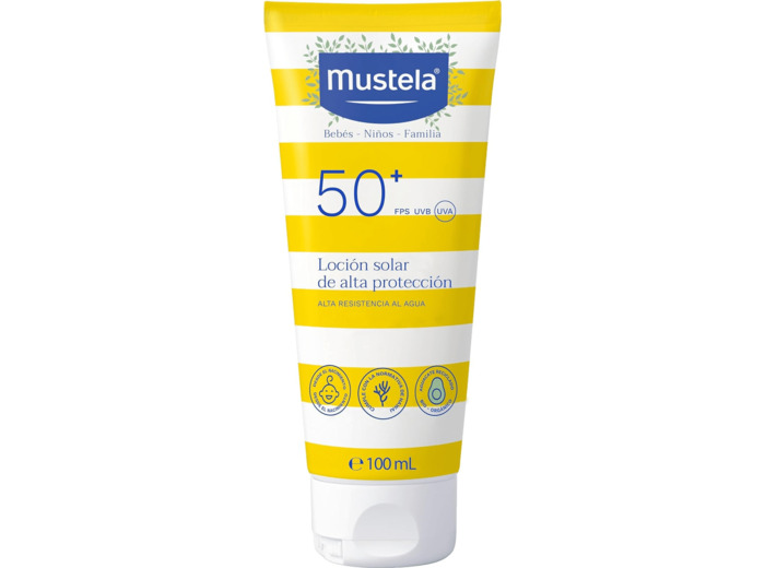 Mustela Lait Solaire Très Haute Protection SPF50+ 100ml