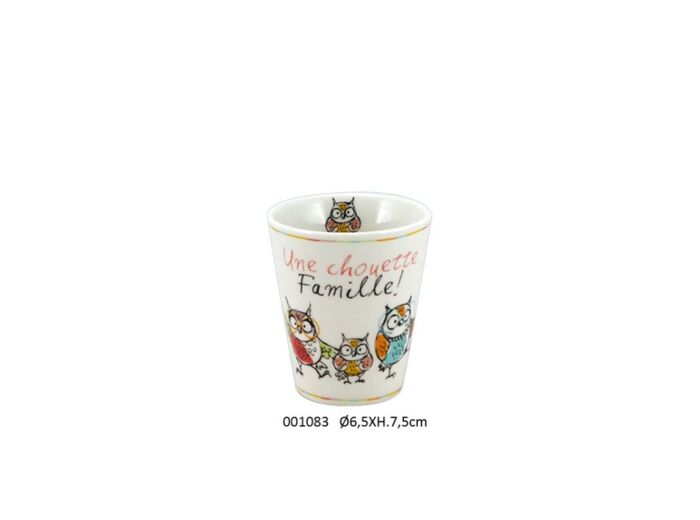 Petite tasse "Chouette Famille "