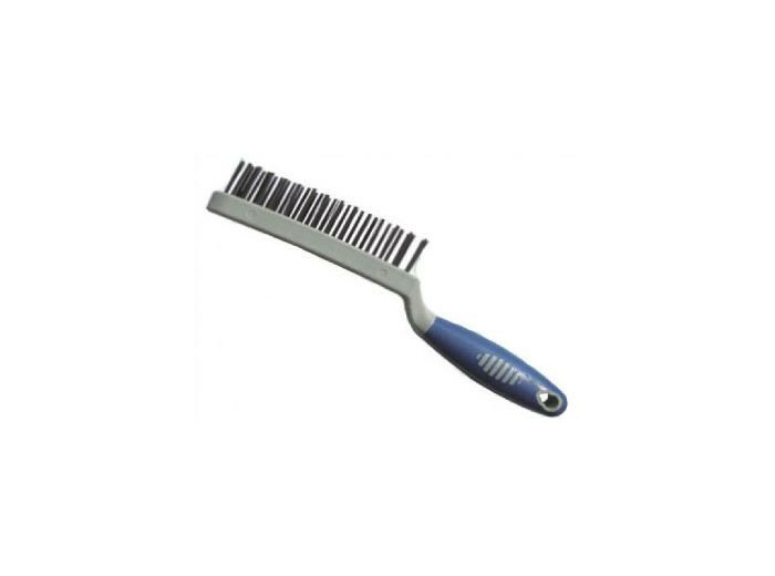 Brosse métallique 280 mm 4 rangs 01519