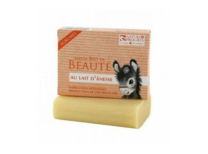 Savon au lait d'ânesse agrume Cosmo Naturel 100g