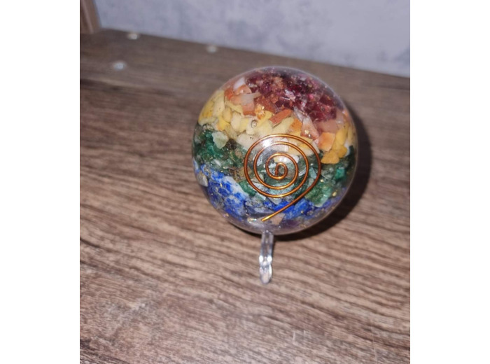 Sphère style orgonite