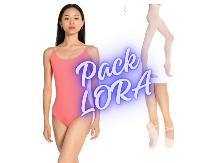 Pack de danse LORA (justau + collants + chaussons) - Dansez vous