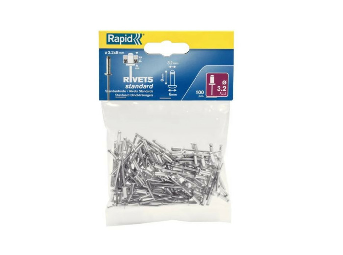 Rapid - Rivet standard Alu Ø3.2x8mm