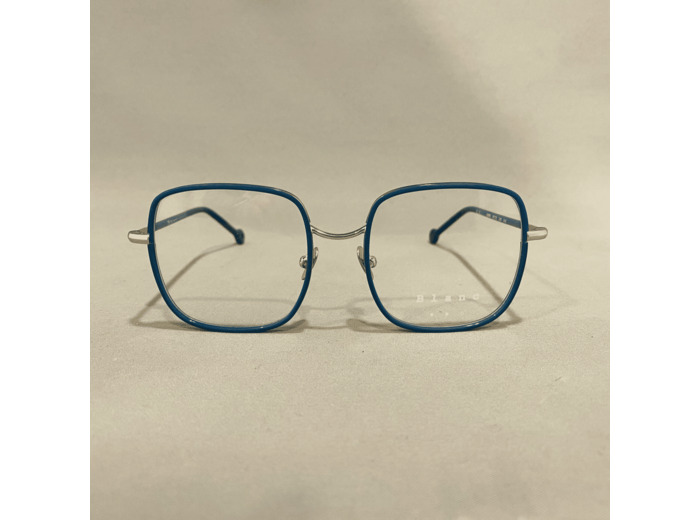 Lunettes de Vue Sabra de la Marque Blanc Coloris Bleu et Chrome