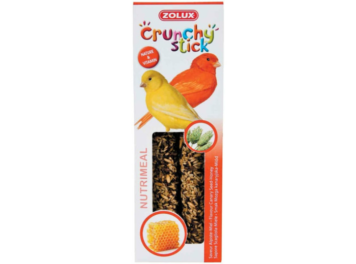 Zolux Crunchy Stick Canari Alpiste/Miel 2 Pièces