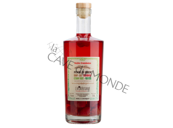 Rhum Arrangé Punch Mojito Framboise 17° 70cl