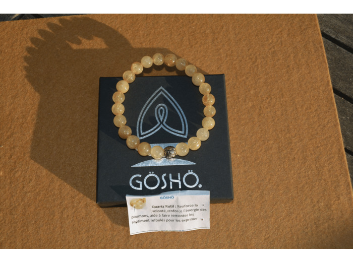 Bracelet GOSHO Quartz Rutil