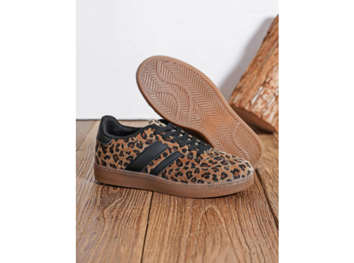 Baskets léopard