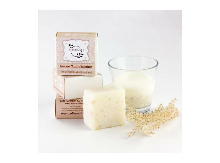 LAIT D'AVOINE - Savon artisanal - ALISS NATURE - Sur le trottoir d'en face