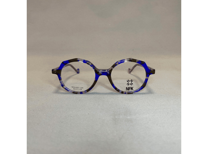 Lunettes De Vue Enfants De La Marque Not For Kids - Simone Coloris Rose / Ecaille Bleu