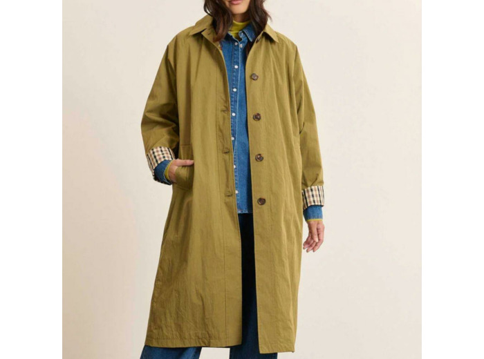 TRENCH DEPERLANT VANCOUVER KAKI - GARANCE