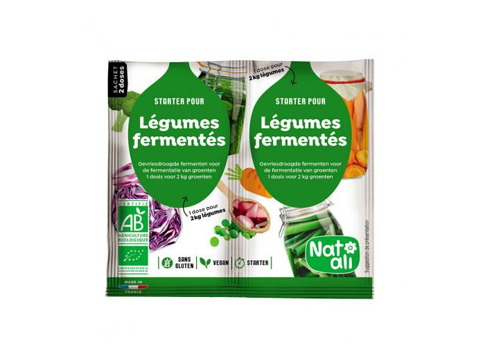 Ferments pour légumes lactofermentés 2x5g - Abc Bio