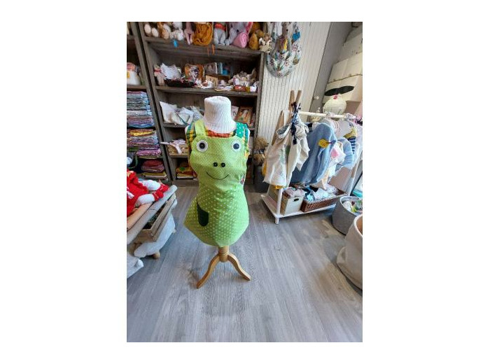 Tablier enfant grenouille