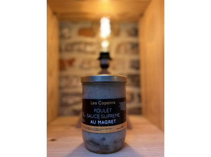 Poulet sauce suprême au magret