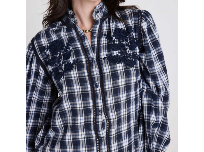 CHEMISE KIMMY BLUE - LOUIZON