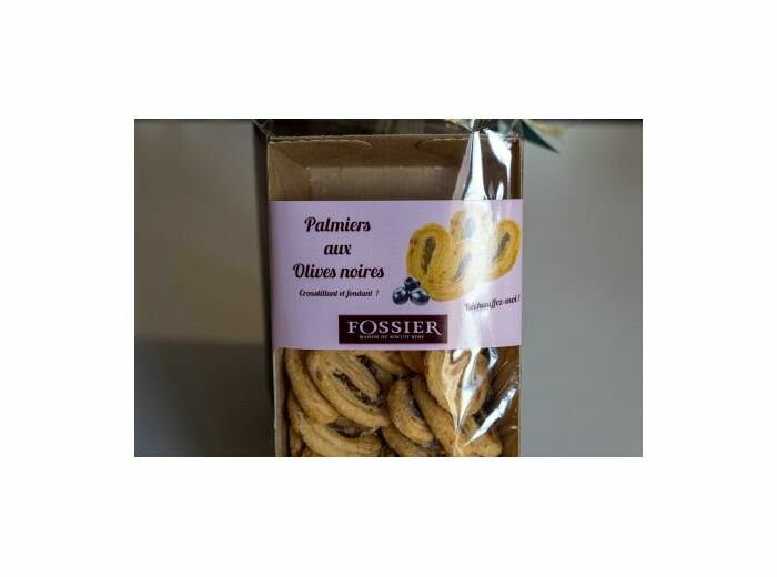 PALMIERS AUX OLIVES NOIRES 80g