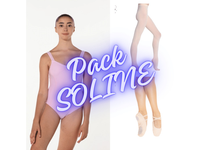 Pack de danse SOLINE (justau + collants + chaussons) - Artiligne