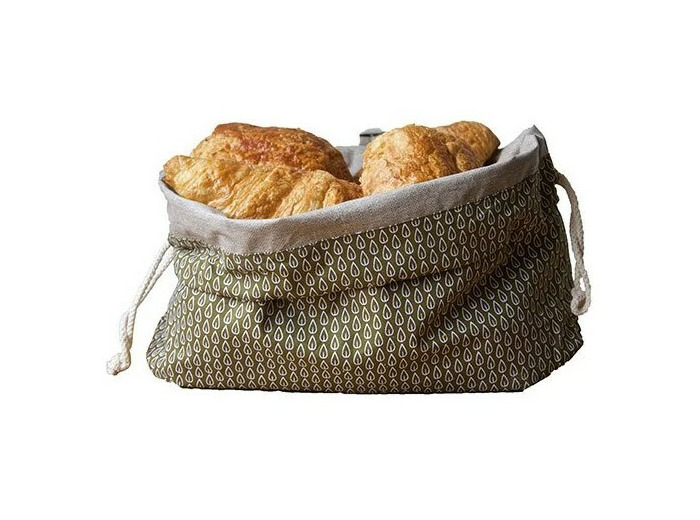 Sac à pain Café Lin Corbeille reversible Sacasalades