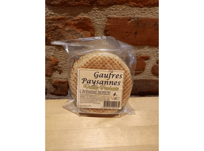 Gaufres paysannes vanille fondantes
