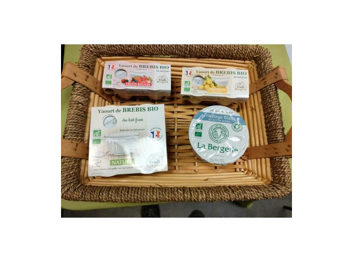 Panier bio de la Crémière au lait de Brebis  -  ABC Bio