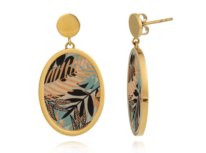 Boucles d'Oreille Louise's Garden Crépuscule