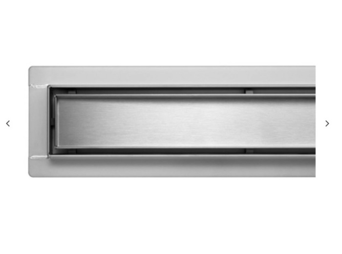 Caniveau de douche à l'italienne inox 80 cm a carreler madeira - 75365