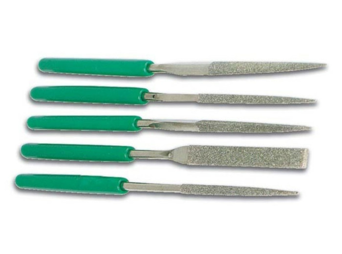 JEU DE 5 LIMES DIAMANTÉES