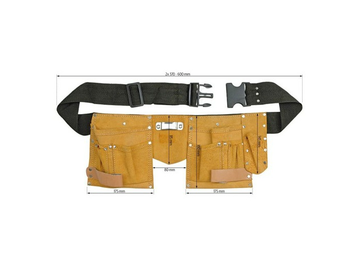 Ceinture de couvreur porte outil en cuir 78750