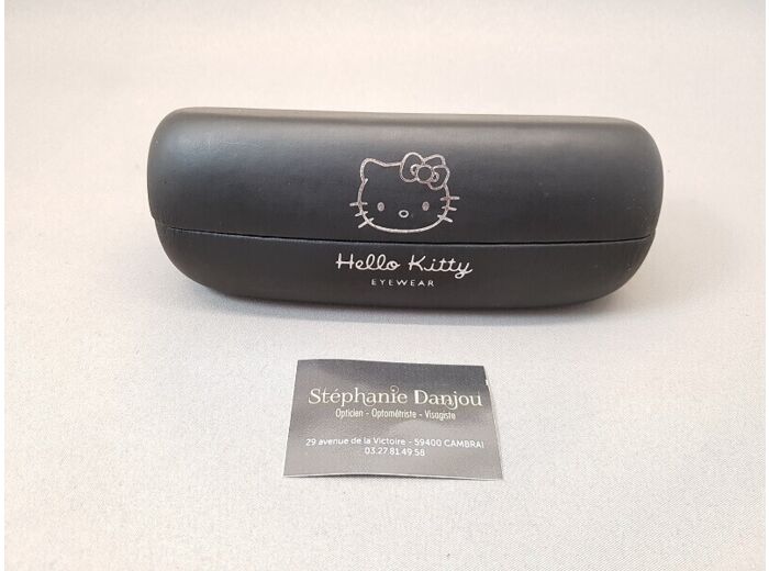 Etui à Lunettes Enfant De la Marque Hello Kitty Coloris Noir