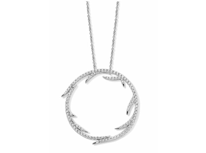 Collier Silver Rose