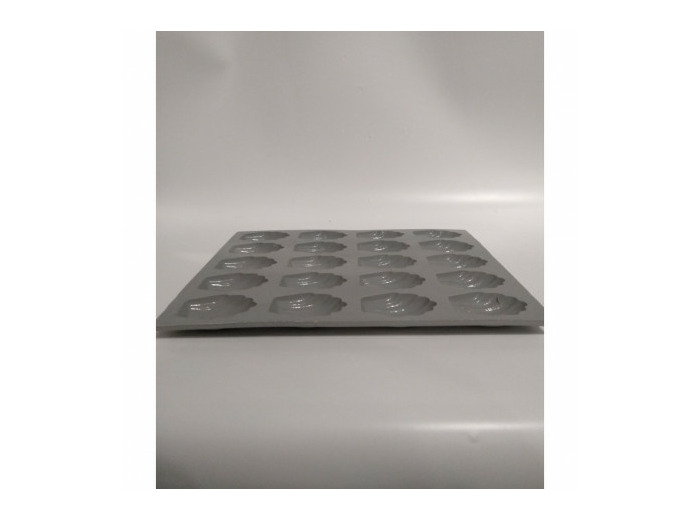 Plaque mini madeleines ELASTOMOULE, mousse de silicone
