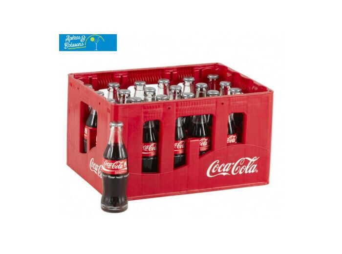 Coca Cola (Bouteille verre 20 cl)  - Apéros & Boissons