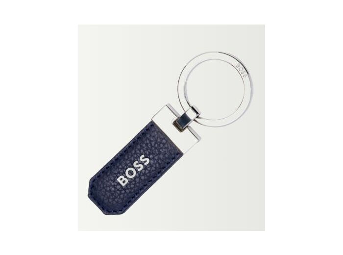 Porte-Clefs grainé bleu