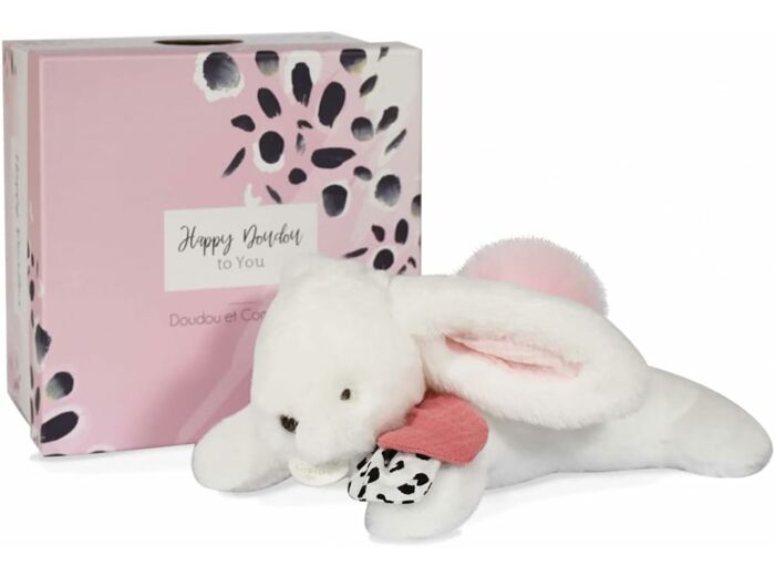 Doudou et Compagnie Happy Blush-Pantin Pompon Rose