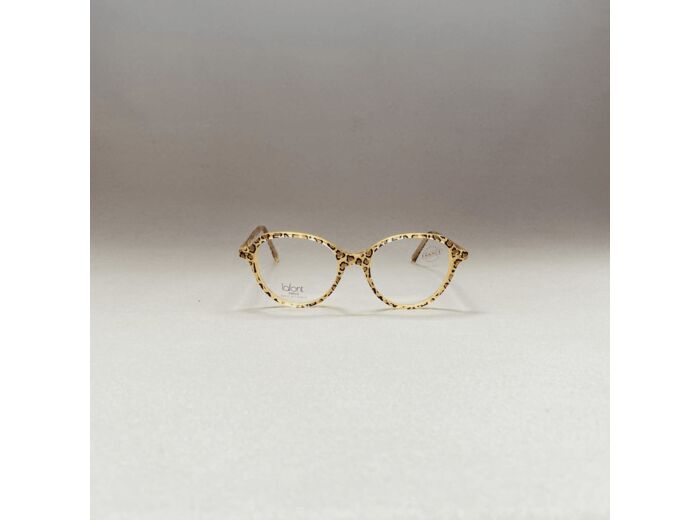 Lunettes de Vue Femme Rondes Couleur Jaune Panthère Lafont Paris Modèle Faveur 380