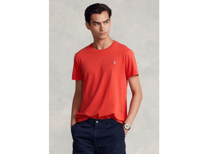 T-Shirt Ralph Lauren ajusté orange en jersey